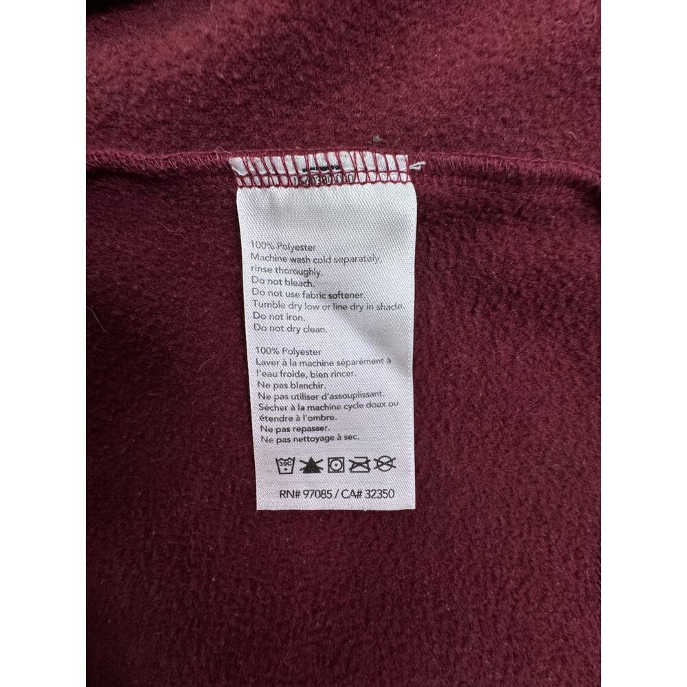 Outdoor Research Burgundy Full Zip Fleece Jacket Size Small Petite - Picture 10 of 12